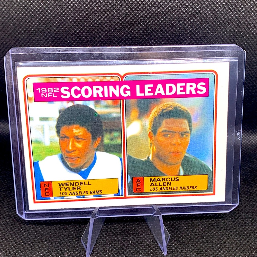 NFL Passing & Scoring Leaders NFC AFC Vintage Football Cards Montana Allen Nice! - Picture 5 of 7